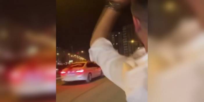 Düğün konvoyundaki cipten rastgele ateş açtı