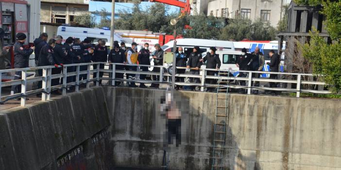 Nehirde kimliği belirsiz ceset bulundu