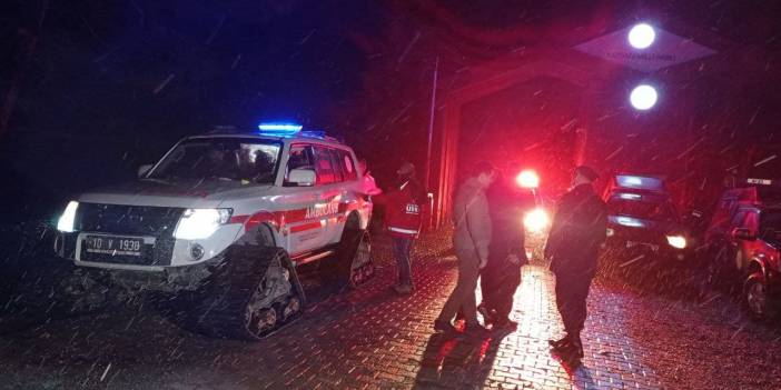 Kazdağları'nda mahsur kalan 21 kişiye ulaşıldı