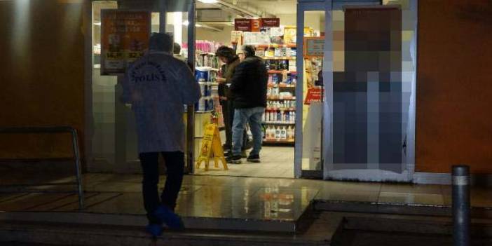 Markette pompalı tüfekle gasp