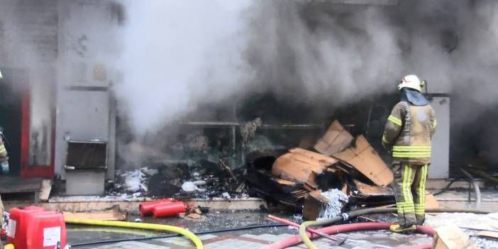 Tekstil fabrikasında yangın