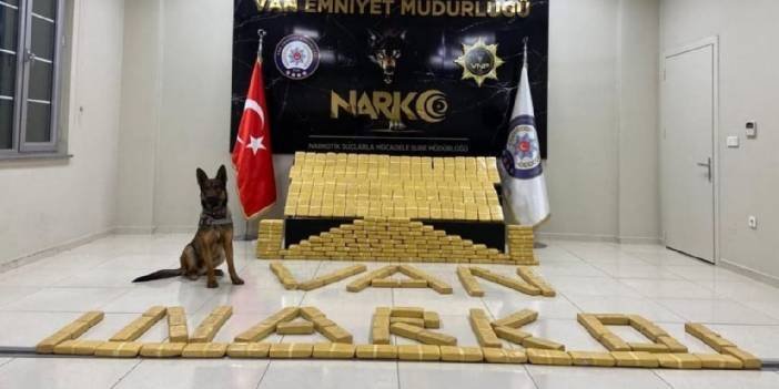 Kamyonetteki 150 kilo eroini 'Thor' buldu