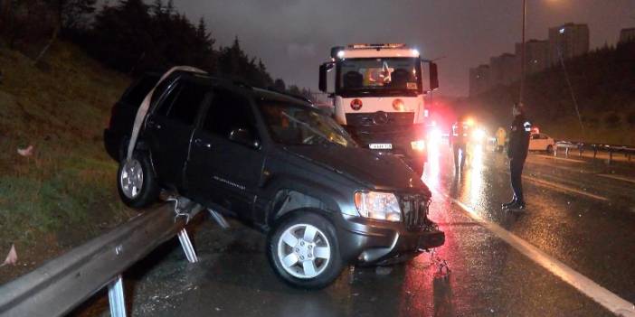 TEM'de kaza: 1'i ağır 2 yaralı