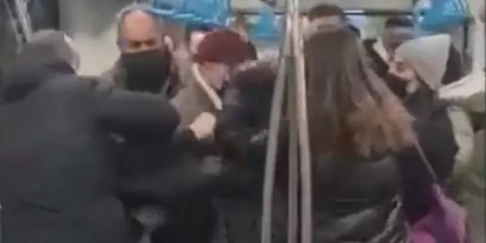 Marmaray'da 'Neden sevişiyorsunuz' kavgası