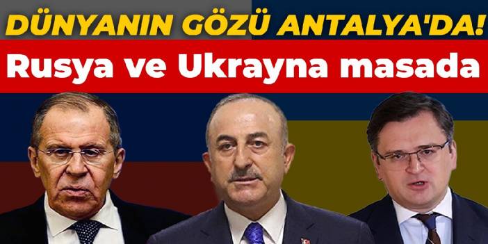 Tarihi zirve: Dünyanın gözü Antalya'da!