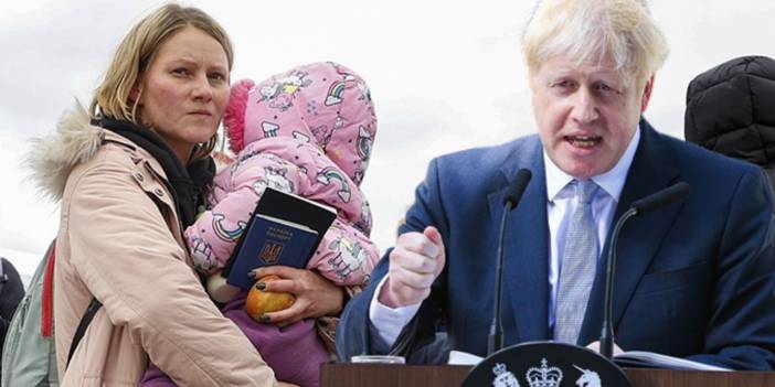 İngiltere on binlerce Ukraynalı mülteciyi alacak... Johnson: Rus hükümeti barbar