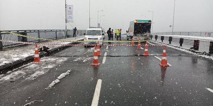 Unkapanı Köprüsü tek yönlü trafiğe kapatıldı