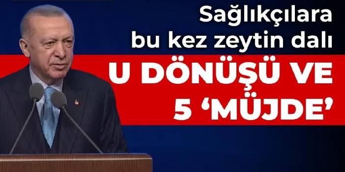 'Gidiyorlarsa gitsinler' diyen Erdoğan'dan U dönüşü ve 5 'müjde'