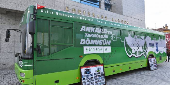 Ankara Büyükşehir’in elektrikli otobüsü Londra yolcusu