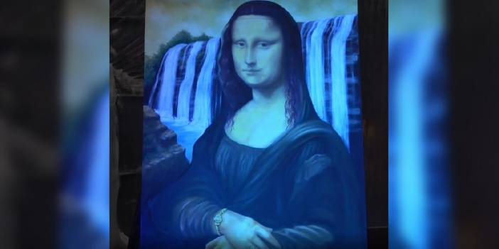 Mona Lisa'ya Erzurum burması taktılar