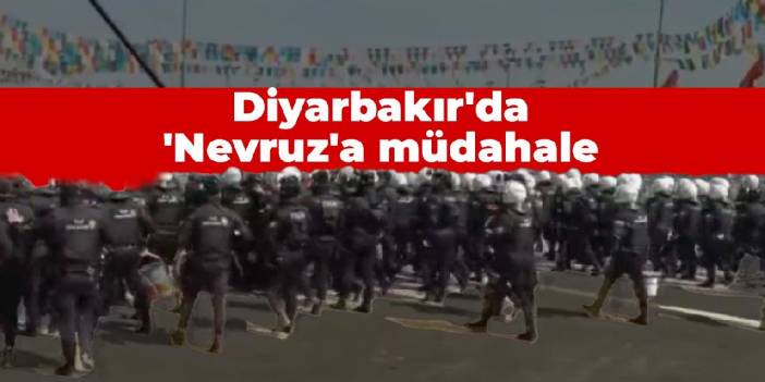 Diyarbakır'da 'Nevruz'a müdahale
