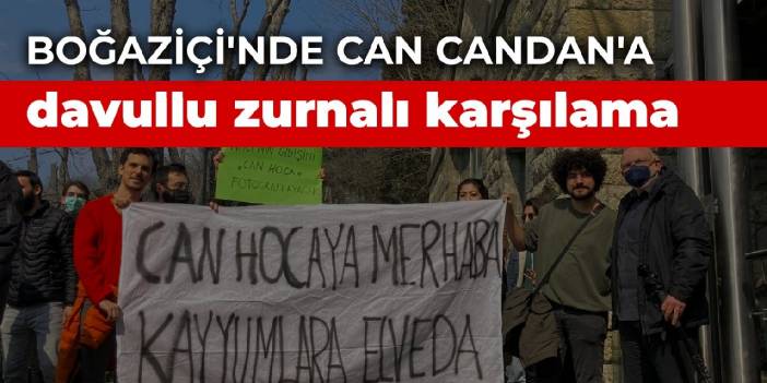 Boğaziçi'ne geri dönen Can Candan'a davul zurnalı karşılama