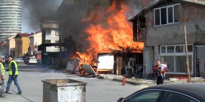 Ataşehir'de yangında can pazarı