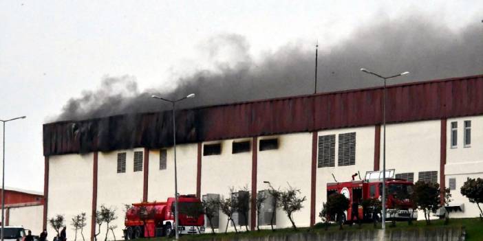 Tekirdağ'da fabrika yangını: Kontrol altına alındı