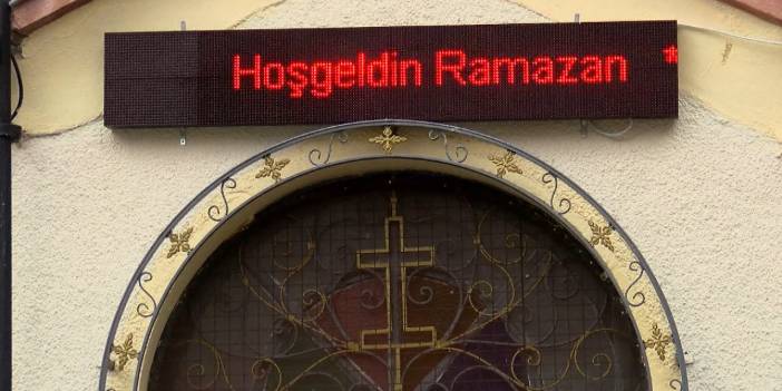 Kiliseden ramazan kutlaması