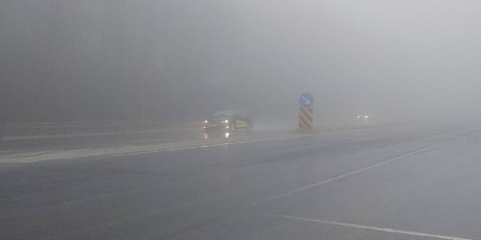 Bolu Dağı'nda sağanak ve sis