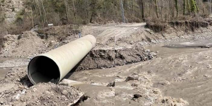 Kastamonu'da köprü yıkıldı: Köyün ilçe ile bağlantısı 10 gündür yok
