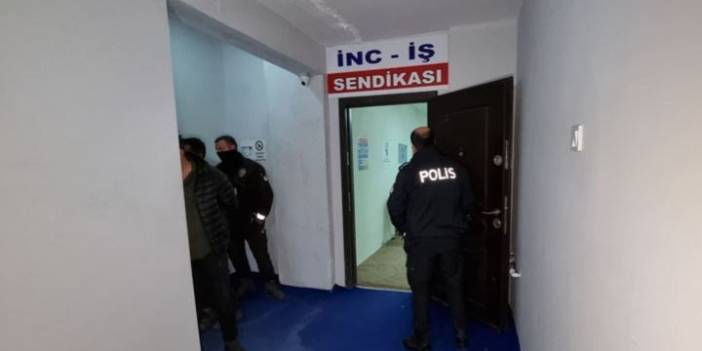 Sendika binasına kumar baskını: 3 gözaltı