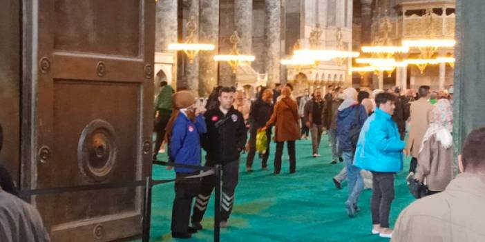 Ayasofya'nın İmparator Kapısı onarıldı