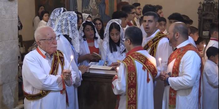 Süryaniler Mardin'de Paskalya Bayramı'nı kutladı