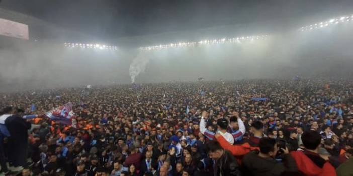Trabzon meydanlarında şampiyonluk coşkusu