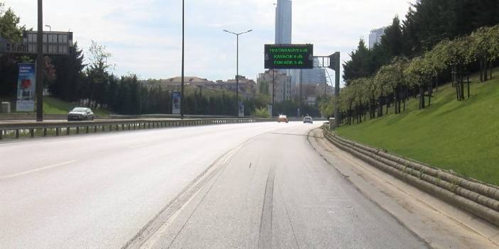 İstanbul'da trafik yüzde 1