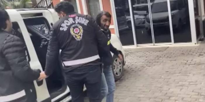 Trabzonspor bayrağını indirmeye çalışan 'Rambo Okan' gözaltına alındı