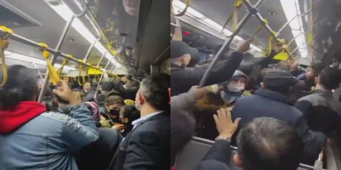 Maske tartışması otobüsü birbirine kattı