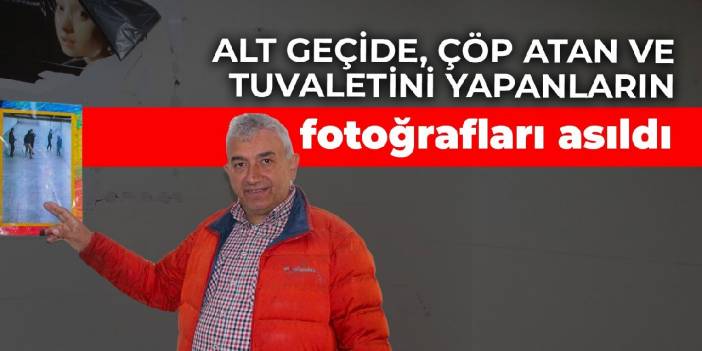 Fındıklı Belediyesi, altgeçide tuvaletini yapanları ifşa etti