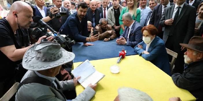 Akşener'den esnafa: Cümbür cemaat her şeyi değiştireceğiz