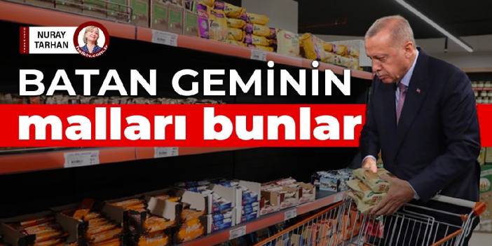 Batan geminin malları bunlar