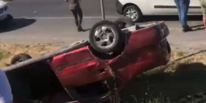 Takla atan otomobil otobüs durağına girdi: 1 kişi öldü, 12 kişi yaralandı