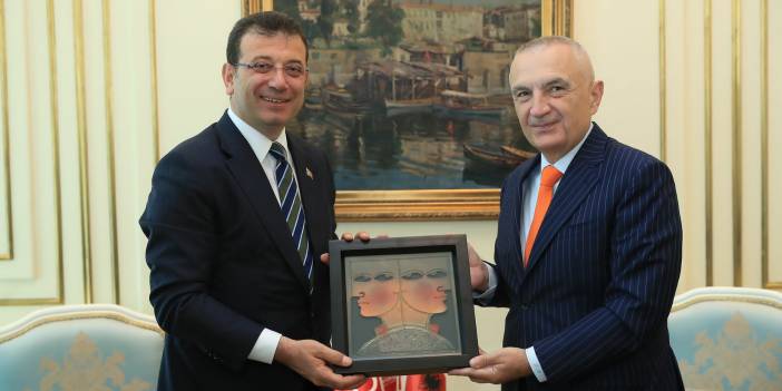 Arnavutluk Cumhurbaşkanı'ndan İmamoğlu'na ziyaret