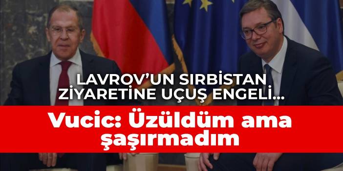 Vucic: Üzüldüm ama şaşırmadım