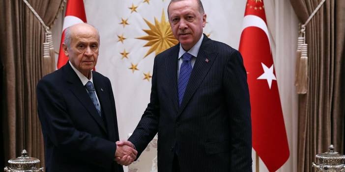 Erdoğan ile Bahçeli görüşmesi sona erdi