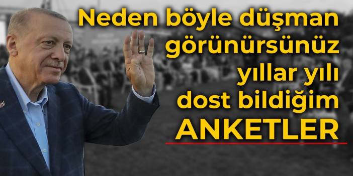 Erdoğan: Kasım ayında seçim yok, 2023 bu ülkede yeni bir kırılma olacak