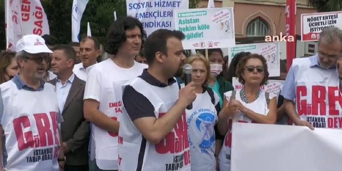Sağlıkçılar 'G(ö)REV' eyleminde: Oyalama değil, hakkımızı istiyoruz