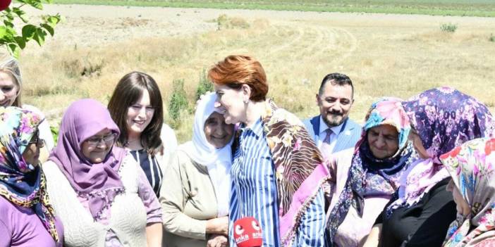 Akşener kuruyan göle gitti: Balıkçılar kira ödüyor, burada su mu var?