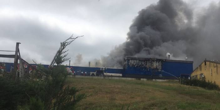 İlaç fabrikasında yangın: Hammaddelerin olduğu alana yayıldı