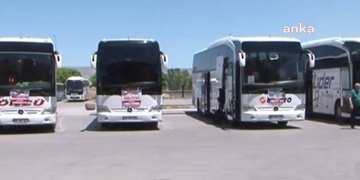 Kayseri’de otobüsçüler kontak kapattı