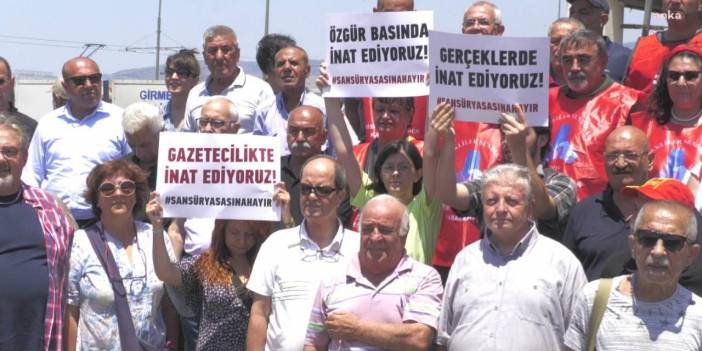 İzmirli gazeteciler sosyal medya yasasına karşı tek ses: Tarihi hatanın dönüşü