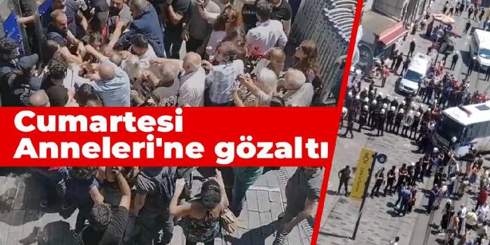 Gözaltına alınan Cumartesi Anneleri serbest bırakıldı