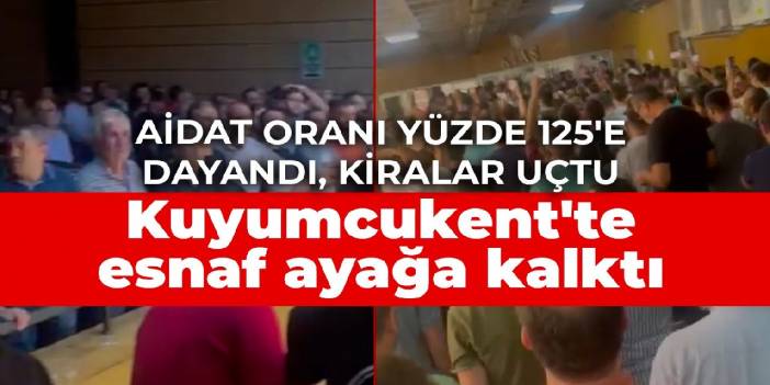 Kuyumcukent'te esnaf ayağa kalktı: Aidat oranı yüzde 125'e dayandı, kiralar uçtu