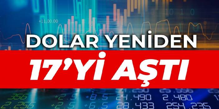 GES’ten sonra kredi kısıtlaması da işe yaramadı: Dolar yeniden 17 TL’yi aştı