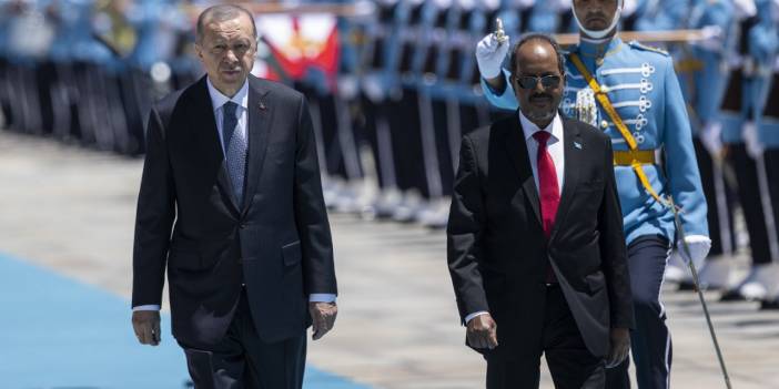 Erdoğan, Somali Cumhurbaşkanı ile Beştepe'de görüştü