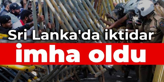 Sri Lanka Devlet Başkanı Rajapaksa istifayı kabul etti