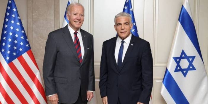 Biden İsrail'de: Başbakan ile görüştü