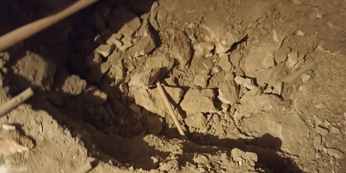 Evin içinde kaçak kazı yapanlara gözaltı