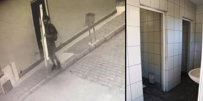 Cami tuvaletinin kapısını söktü, omzuna alıp götürdü