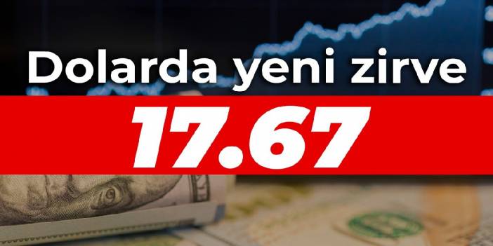 Dolarda yeni zirve: 17.67